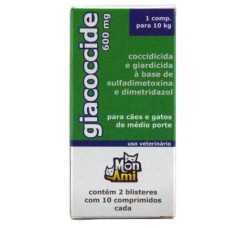 Giacoccide 600MG C/ 20 Comprimidos